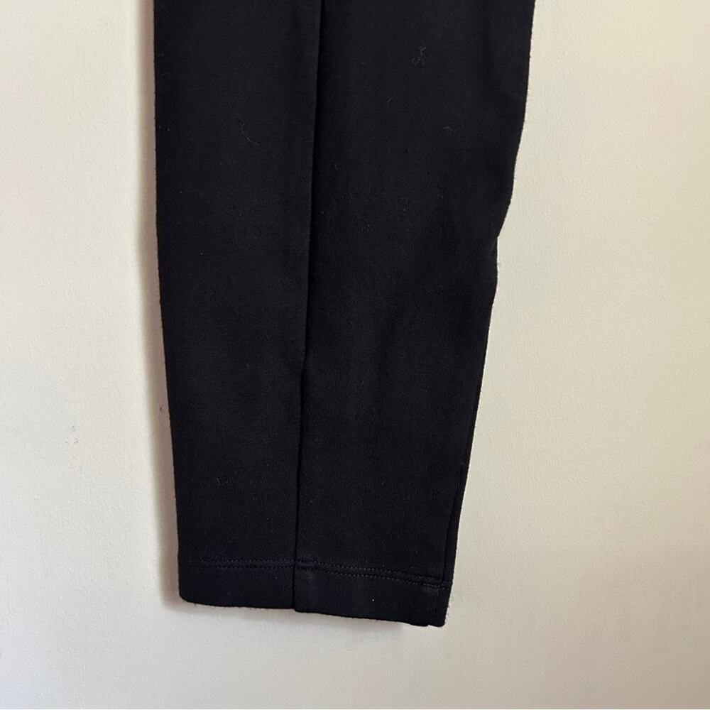 CAbi Black Mid-Rise Wide Waistband Ponte Knit Full-Length Leggings Size Medium - Picture 6 of 9